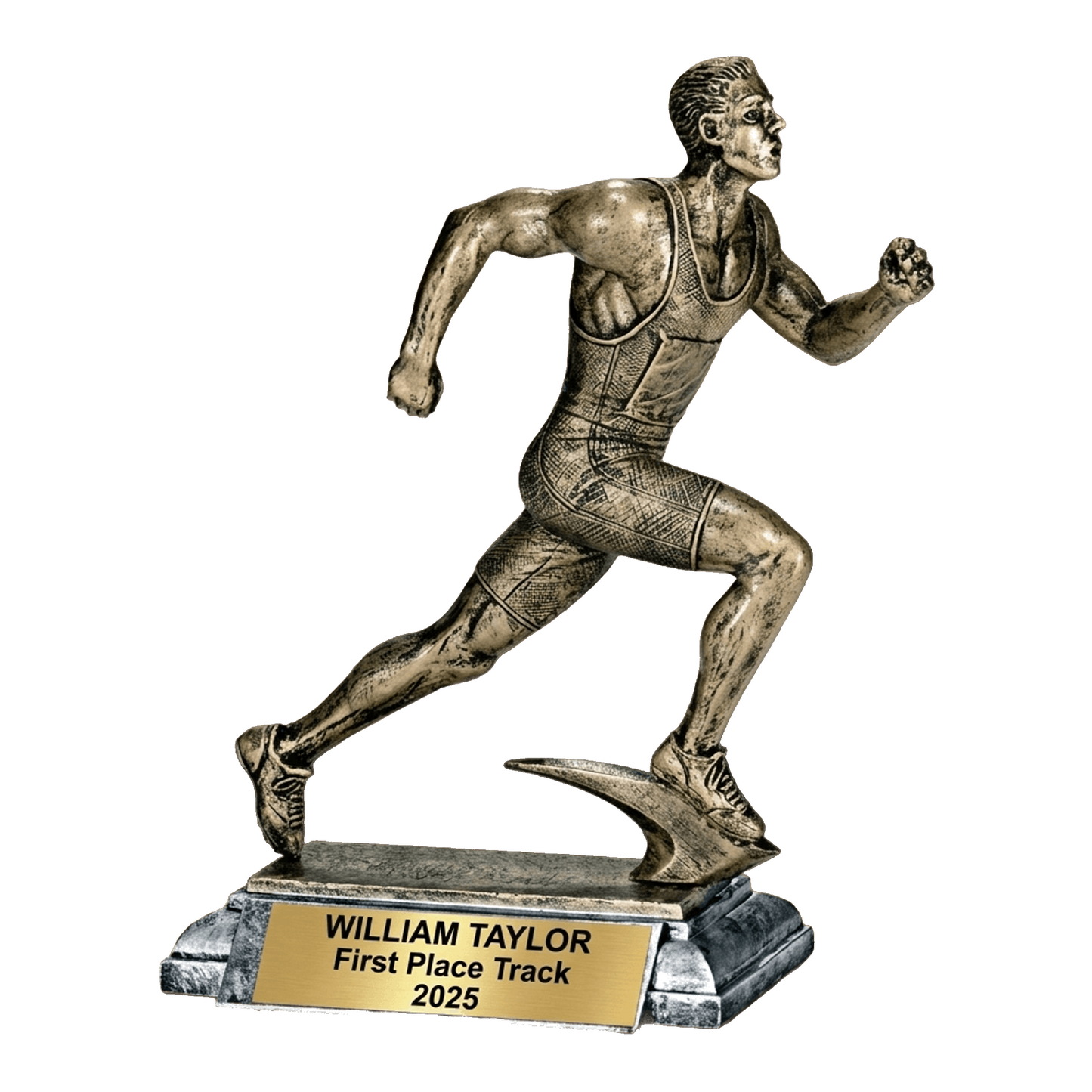 Personalized | Track & Field Award | Custom Engraved | Track Trophy | Running Award | Personalized Runner | Engraved Track | Athlete Gift