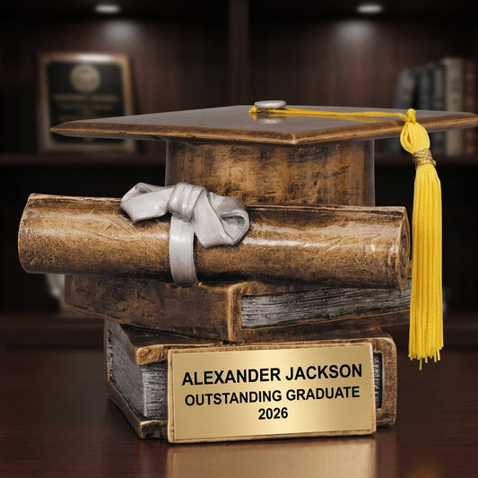 Graduation Award Trophy | Personalized | Custom Engraved | Valedictorian Gift | Class of 2024/2025 - View 2