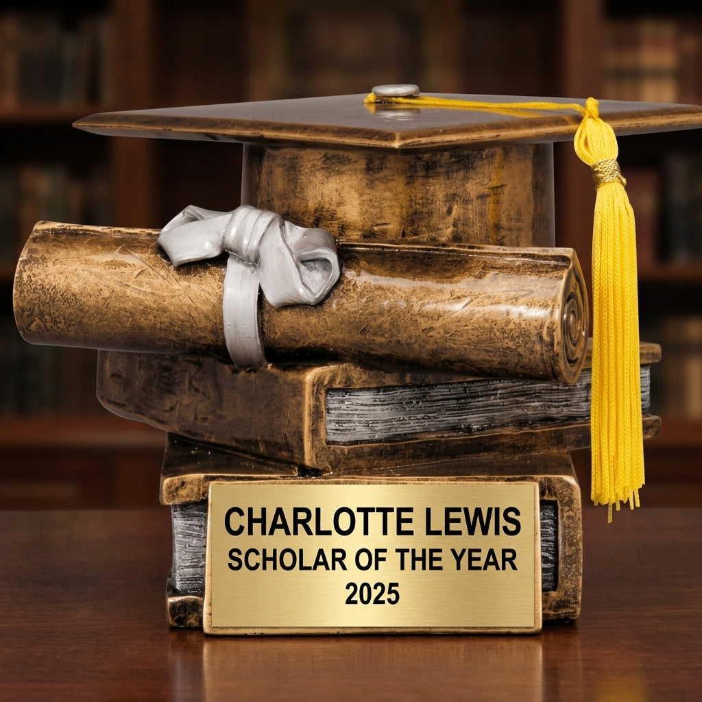 Graduation Award Trophy | Personalized | Custom Engraved | Valedictorian Gift | Class of 2024/2025 - View 5