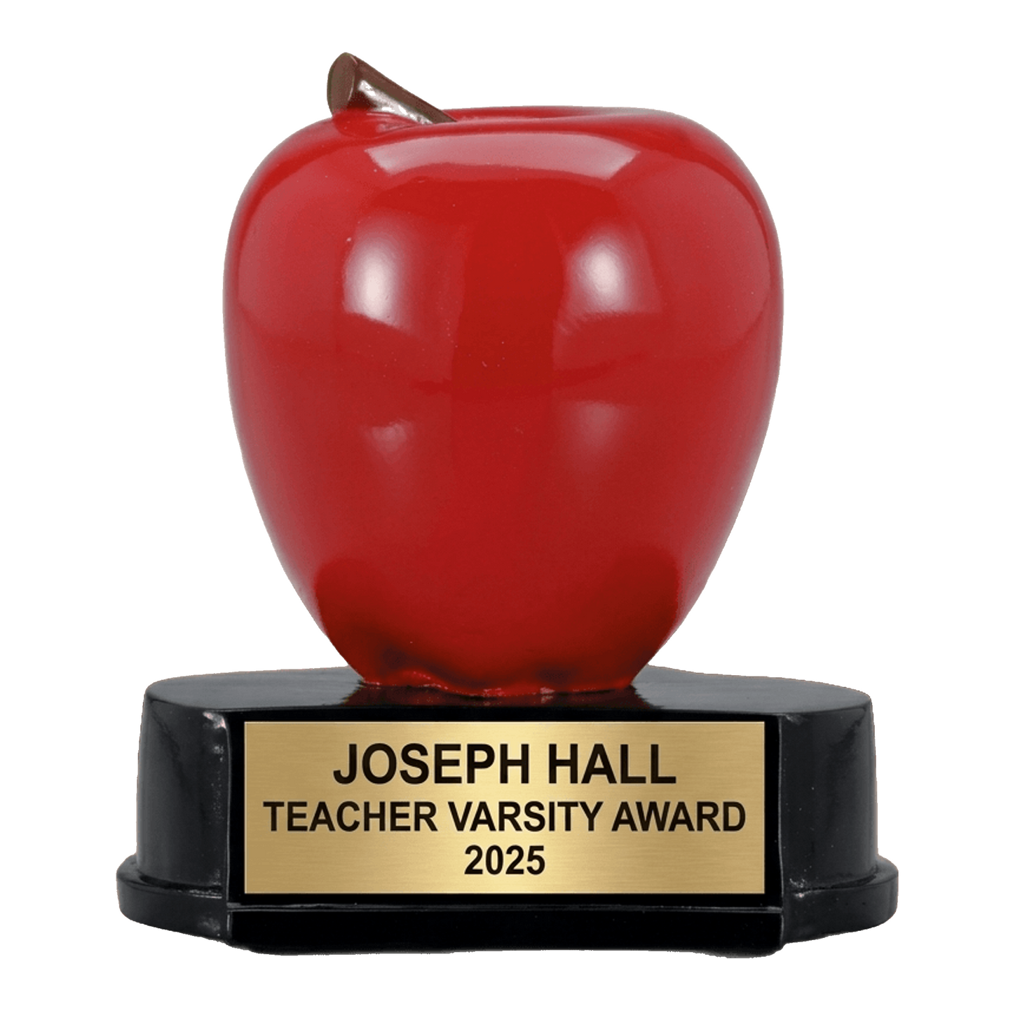 Personalized | Teacher Award | Custom Engraved | Apple Trophy | Educator Gift | Engraved | Appreciation | Retirement | School | Custom
