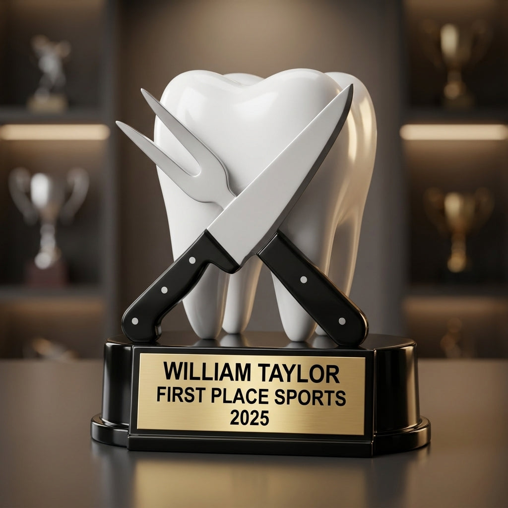 Personalized | Culinary Award | Custom Engraved | Chef Trophy | Cooking Competition | Personalized Chef | Engraved Award | Restaurant Gift - View 3