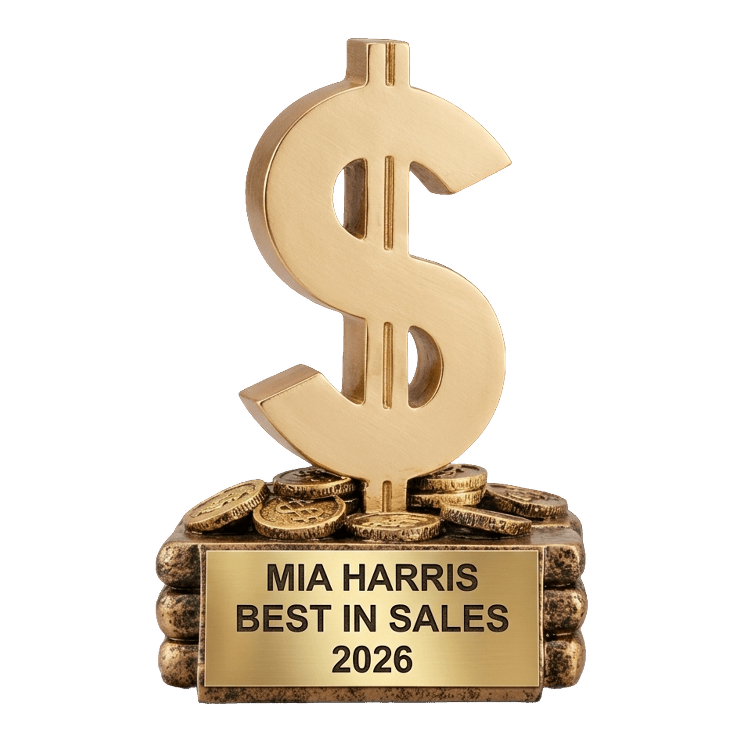 Personalized | Sales Award | Custom Engraved | Corporate Trophy | Employee Recognition | Top Producer | Business Achievement