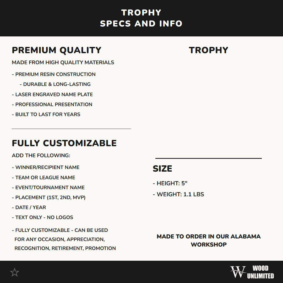 Personalized | Sales Award | Custom Engraved | Corporate Trophy | Employee Recognition | Top Producer | Business Achievement