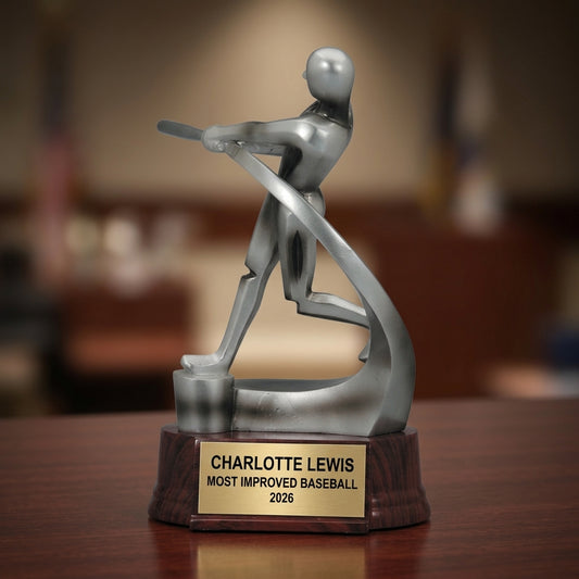 Baseball Award Trophy | Personalized Baseball Gift | Custom Engraved | MVP Award | Baseball Trophy | Baseball Gifts - View 2