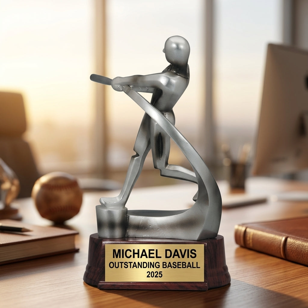 Baseball Award Trophy | Personalized Baseball Gift | Custom Engraved | MVP Award | Baseball Trophy | Baseball Gifts - View 5