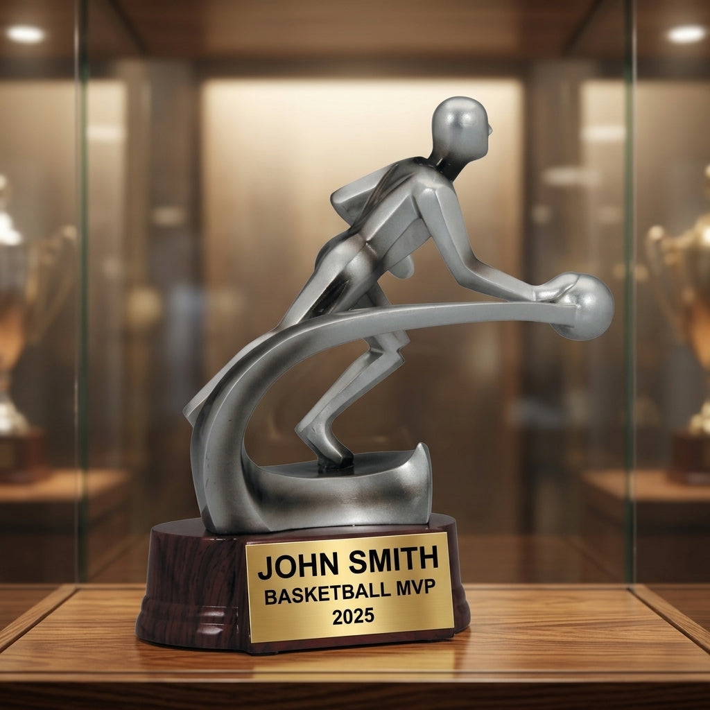 Basketball Award Trophy | Personalized | Custom Engraved | Basketball Trophy | Team Award | End of Season | Player Gift - View 1