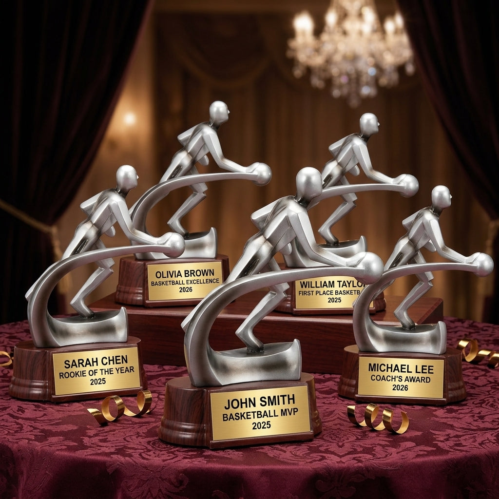 Basketball Award Trophy | Personalized | Custom Engraved | Basketball Trophy | Team Award | End of Season | Player Gift - View 6