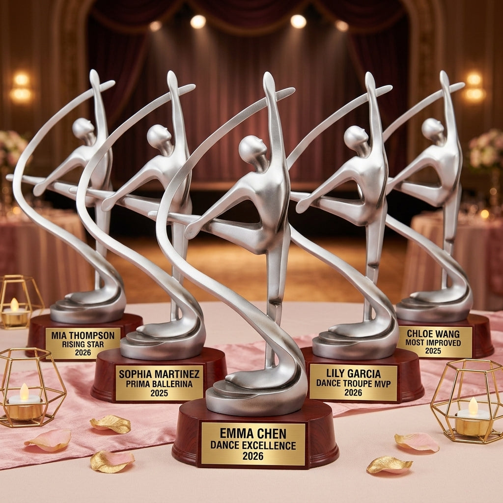 Dance Award Trophy | Personalized | Custom Engraved | Ballet Recital Gift | Dance Competition Champion | Engraved Dance Trophy - View 6