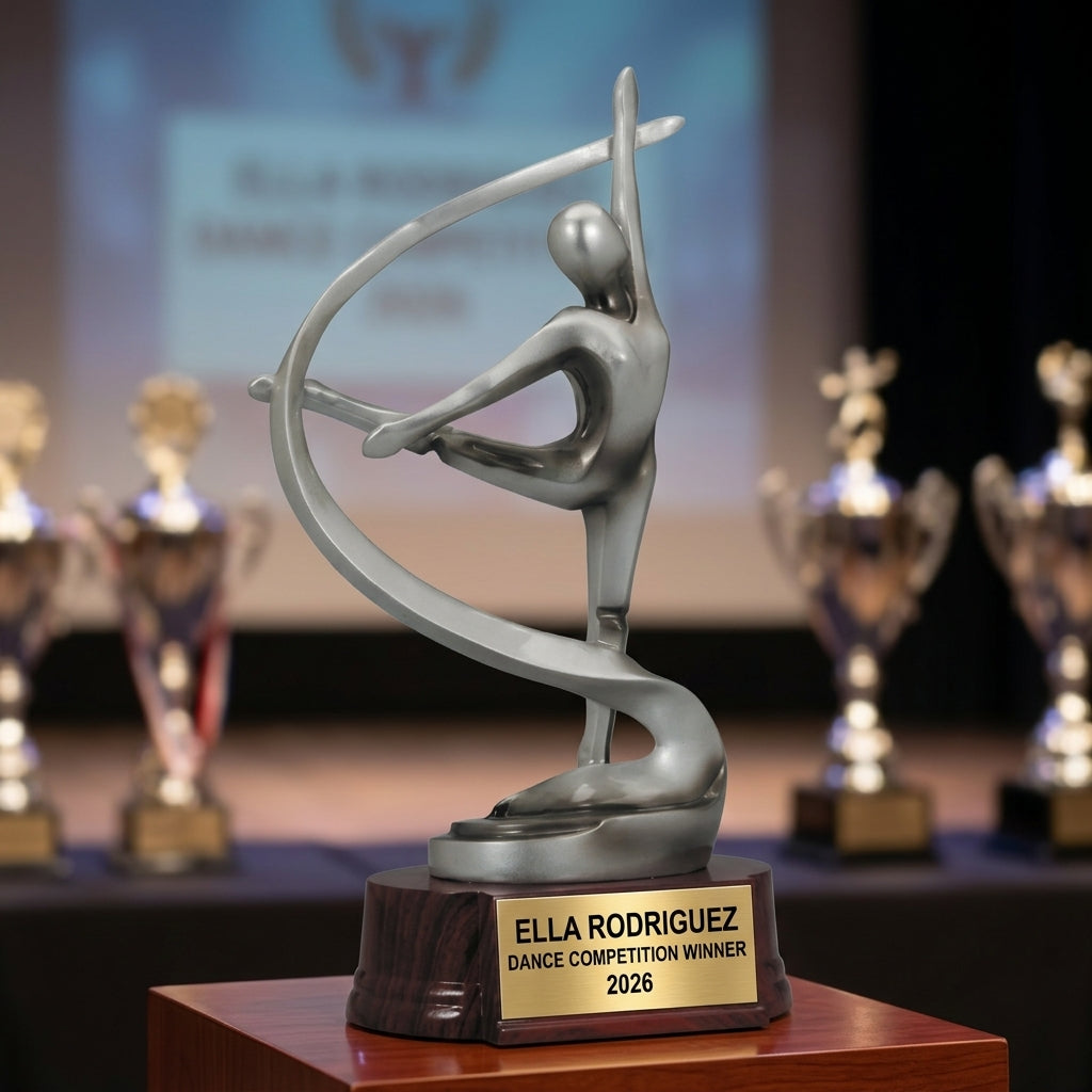 Dance Trophy Award | Personalized | Custom Engraved | Dance Recital Award | Dance Competition Trophy | Personalized Gift - View 3