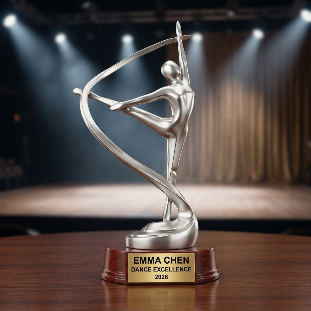 Dance Award Trophy | Personalized Dance Trophy | Custom Engraved | Dance Recital Gift | Dance Competition Award - View 3
