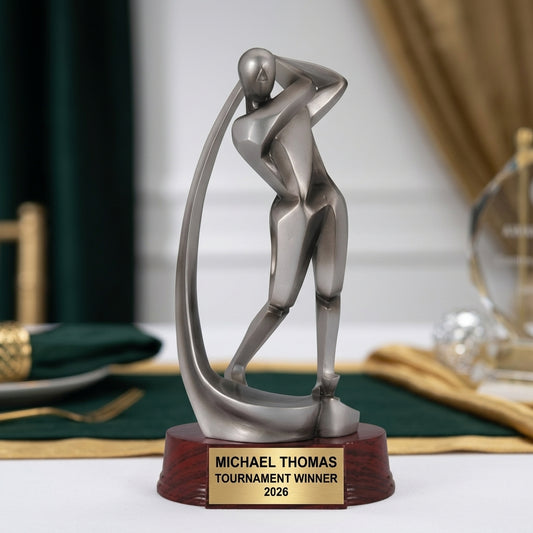 Personalized | Golf Award | Custom Engraved | Golf Trophy | Hole-in-One Award | Personalized Golf | Engraved Trophy | Custom Golfer - View 2
