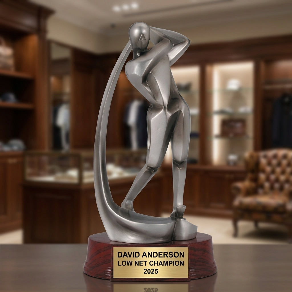Personalized | Golf Award | Custom Engraved | Golf Trophy | Hole-in-One Award | Personalized Golf | Engraved Trophy | Custom Golfer - View 3