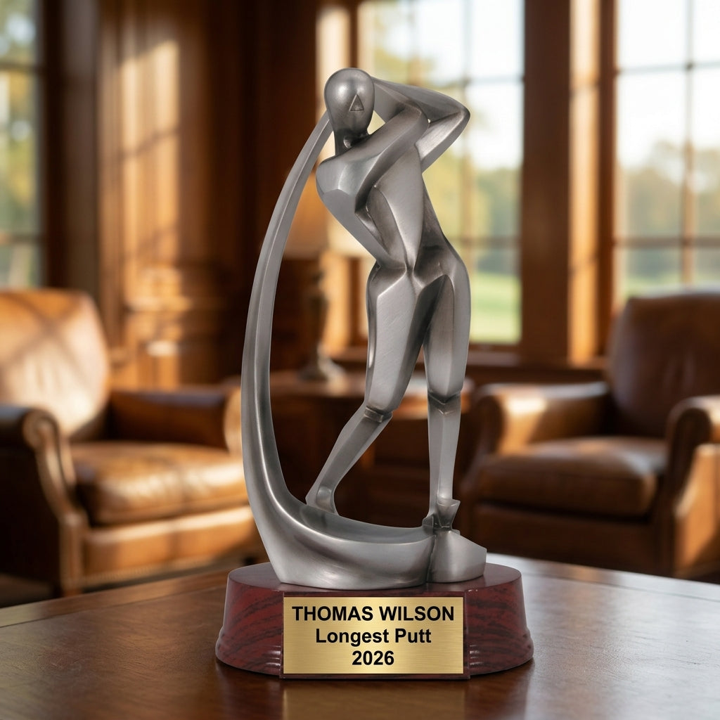 Personalized | Golf Award | Custom Engraved | Golf Trophy | Hole-in-One Award | Personalized Golf | Engraved Trophy | Custom Golfer - View 4