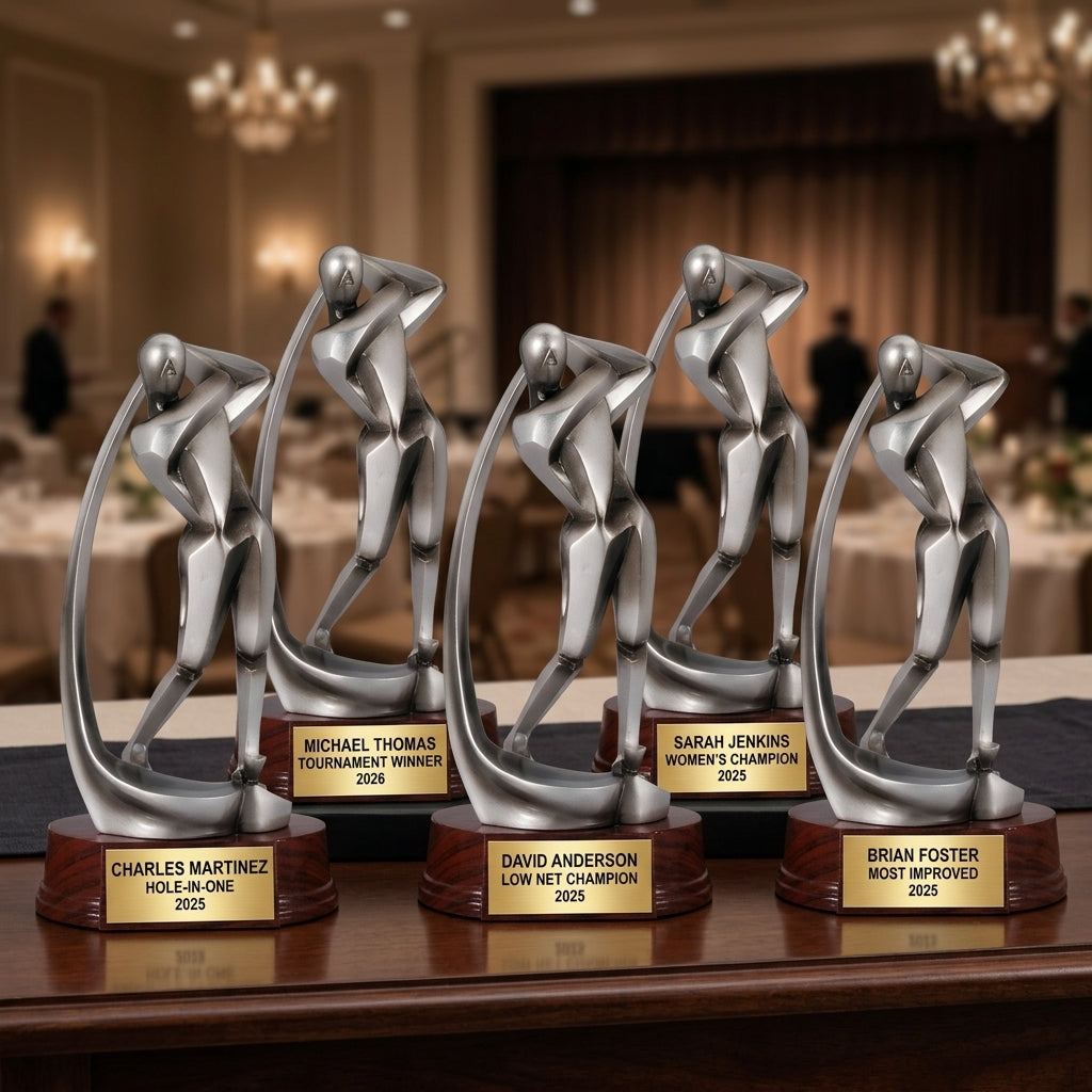 Personalized | Golf Award | Custom Engraved | Golf Trophy | Hole-in-One Award | Personalized Golf | Engraved Trophy | Custom Golfer - View 6