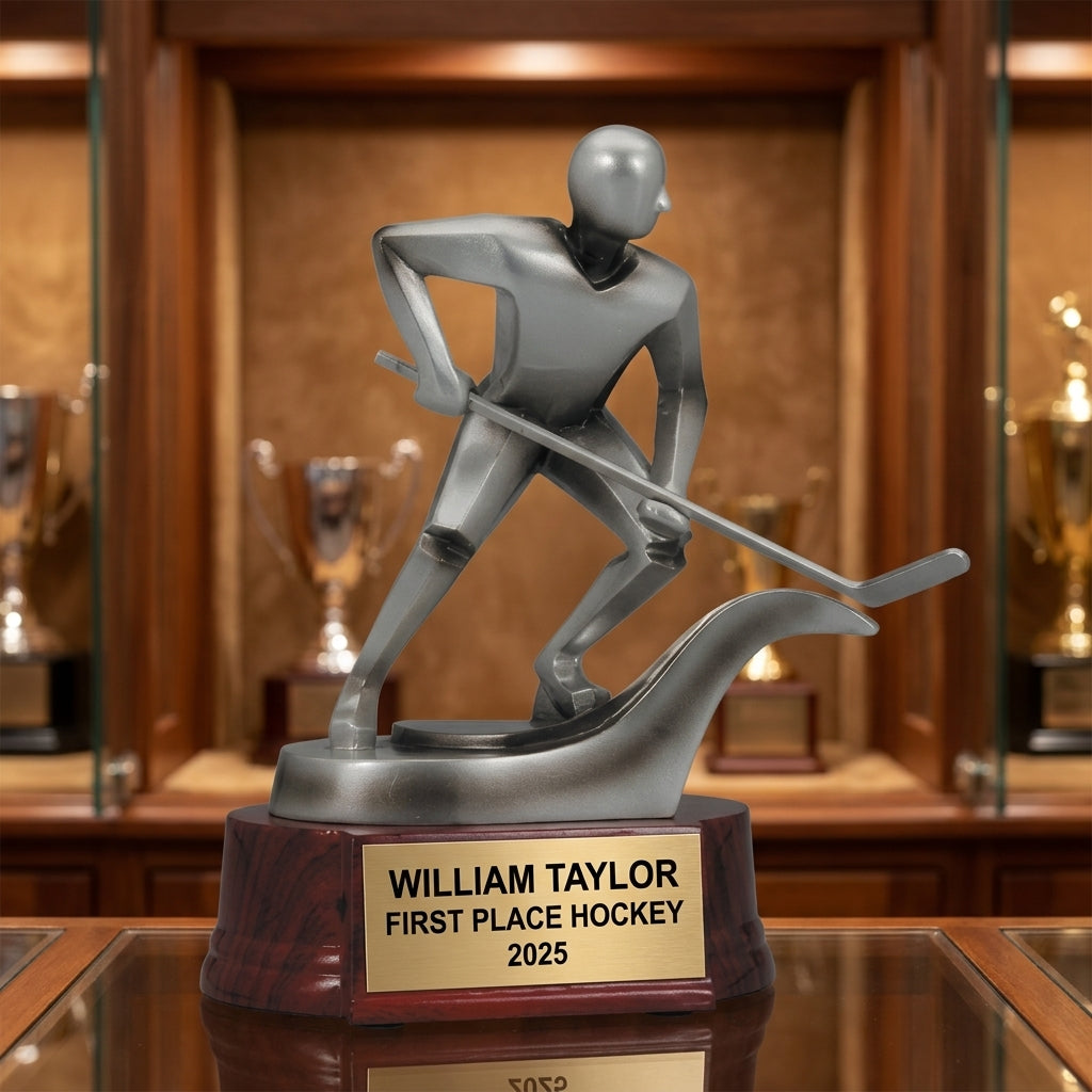 Hockey Award Trophy | Personalized Gift | Custom Engraved | Hockey Team Awards | Hockey Player Gift | Personalized Hockey Trophy - View 1