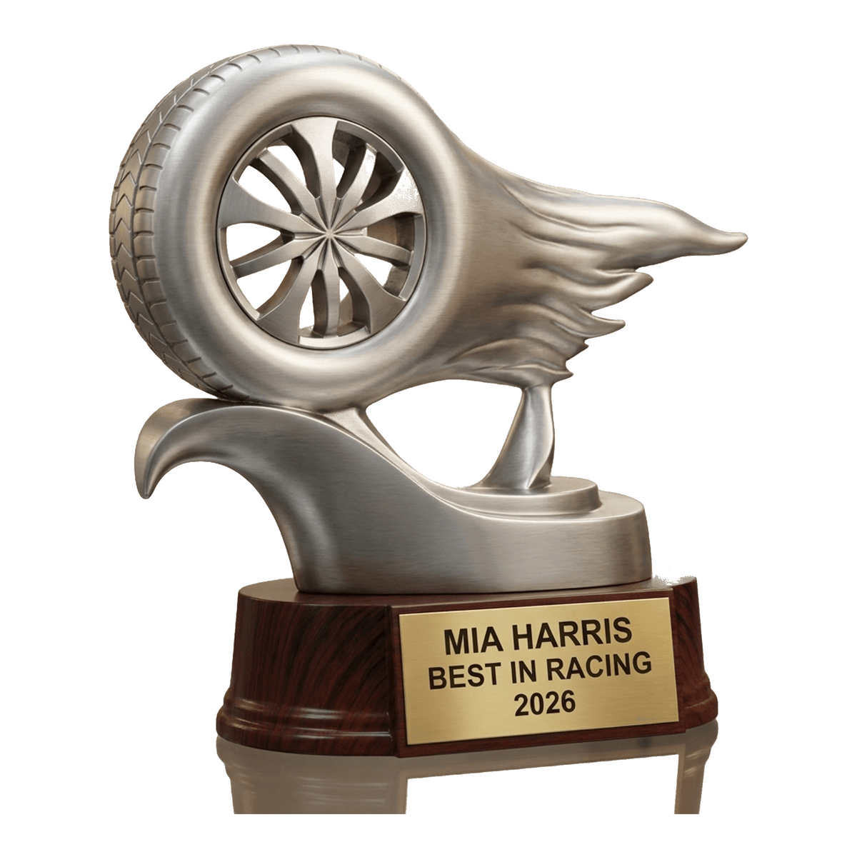 Personalized | Racing Award | Custom Engraved | Car | Trophy | Award | Custom | Engraved | Motorsports | Driver | Speed | Wheel
