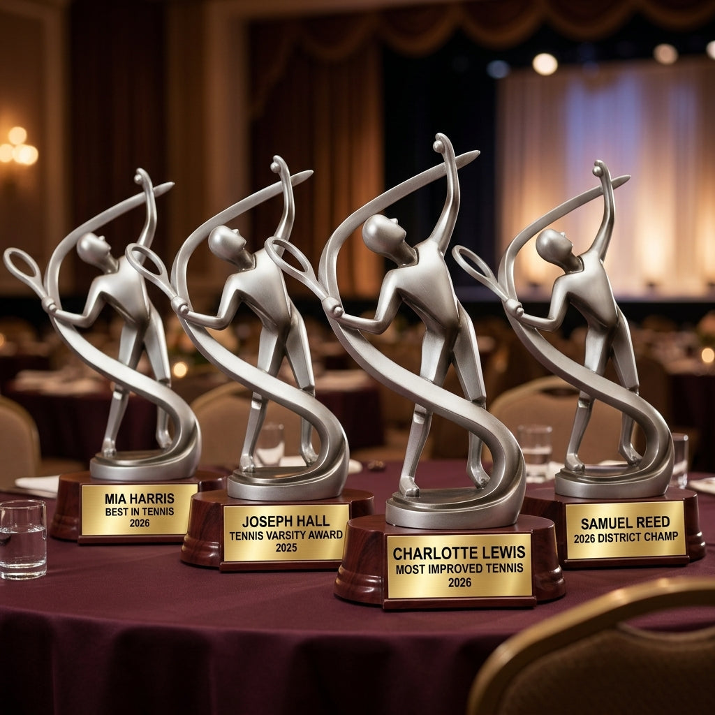Personalized | Tennis Award | Custom Engraved | Tennis Trophy | Personalized Award | Engraved Gift | Tennis Player | Coach Gift - View 6