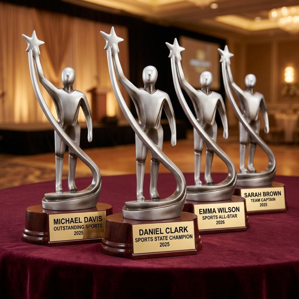 Tennis Award Trophy | Personalized | Custom Engraved | Tennis Champion | Sports Award | Tennis Gift | Player Award - View 6