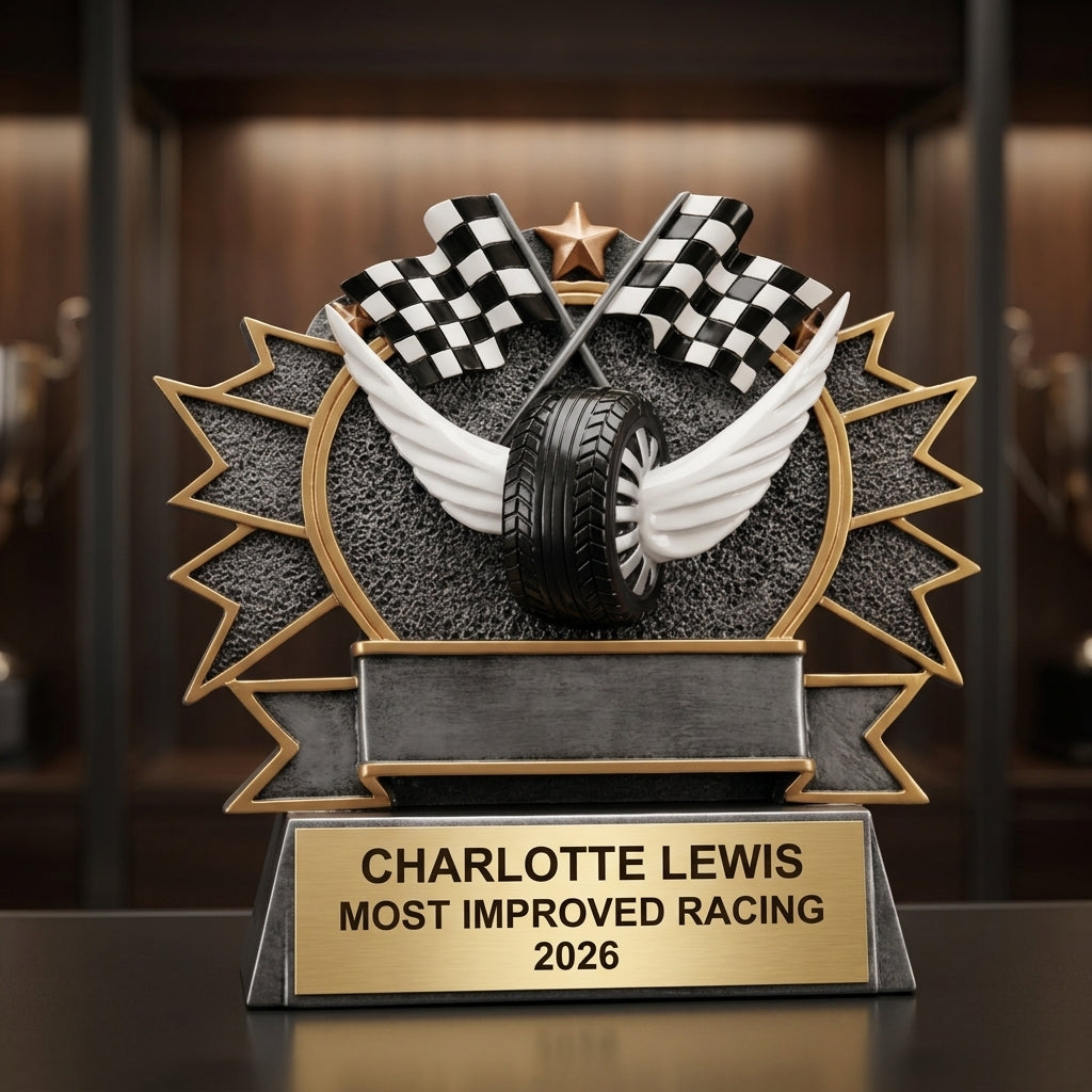 Racing Trophy Award | Personalized Racing Award | Custom Engraved | Racing Gift | Personalized Gift - View 1
