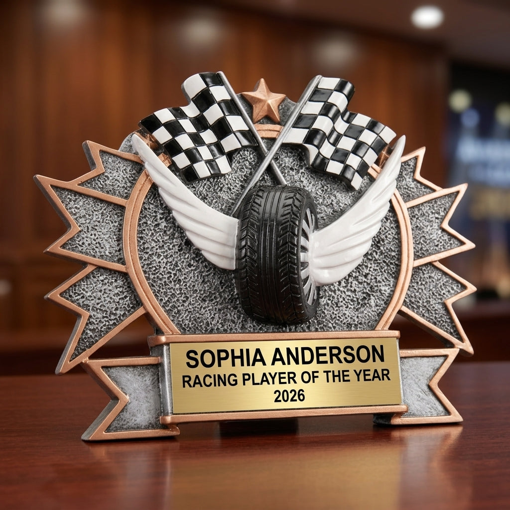 Racing Trophy Award | Personalized Racing Award | Custom Engraved | Racing Gift | Personalized Gift - View 2