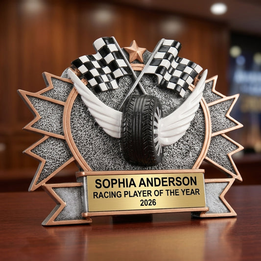 Racing Trophy Award | Personalized Racing Award | Custom Engraved | Racing Gift | Personalized Gift - View 2