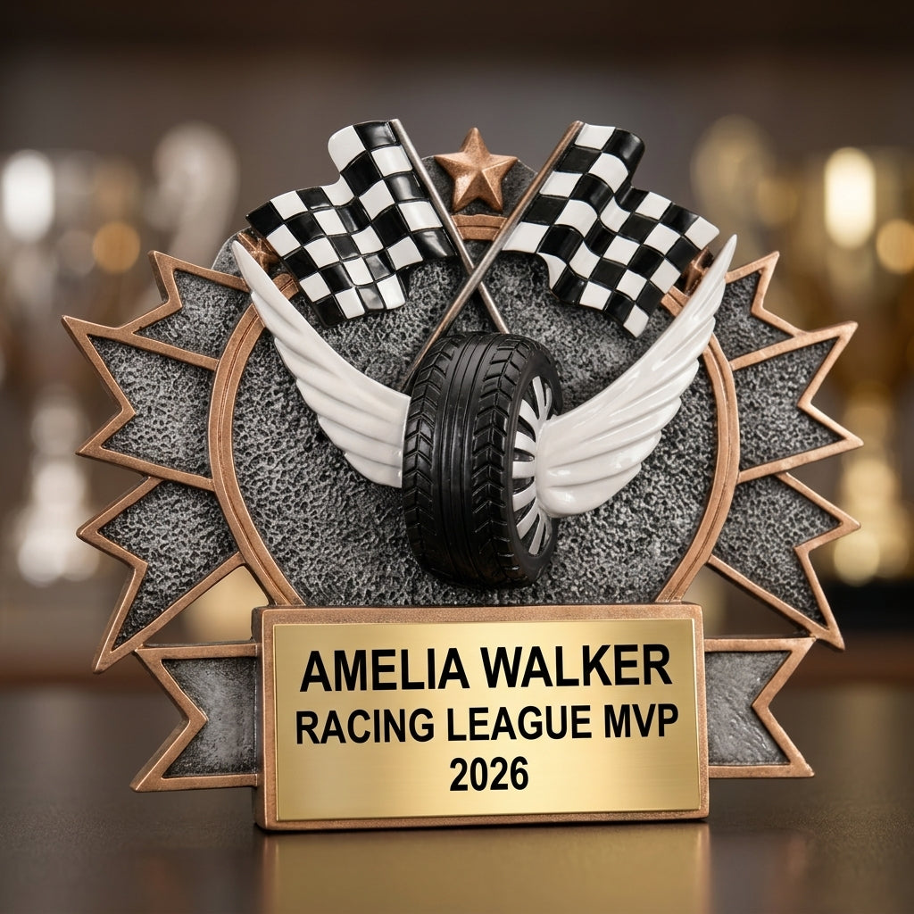Racing Trophy Award | Personalized Racing Award | Custom Engraved | Racing Gift | Personalized Gift - View 4