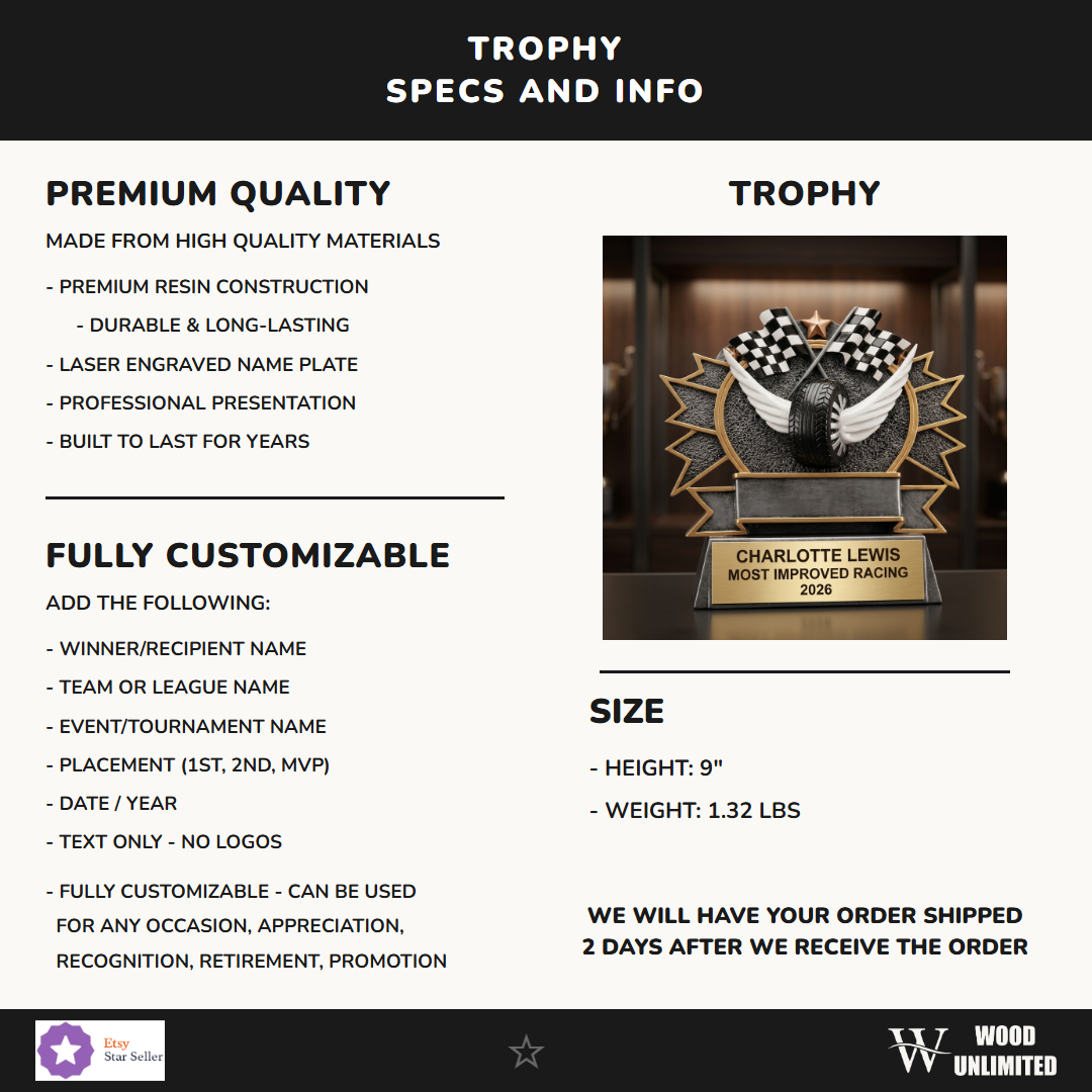 Racing Resin Trophy