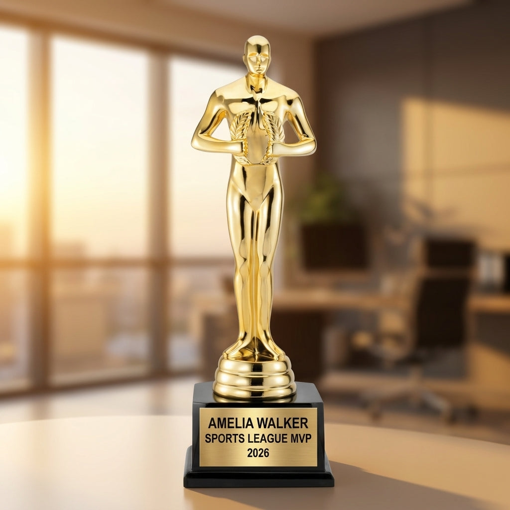 Personalized | Achievement Award | Custom Engraved | Personalized Trophy | Engraved Award | MVP Trophy | Employee Recognition - View 5