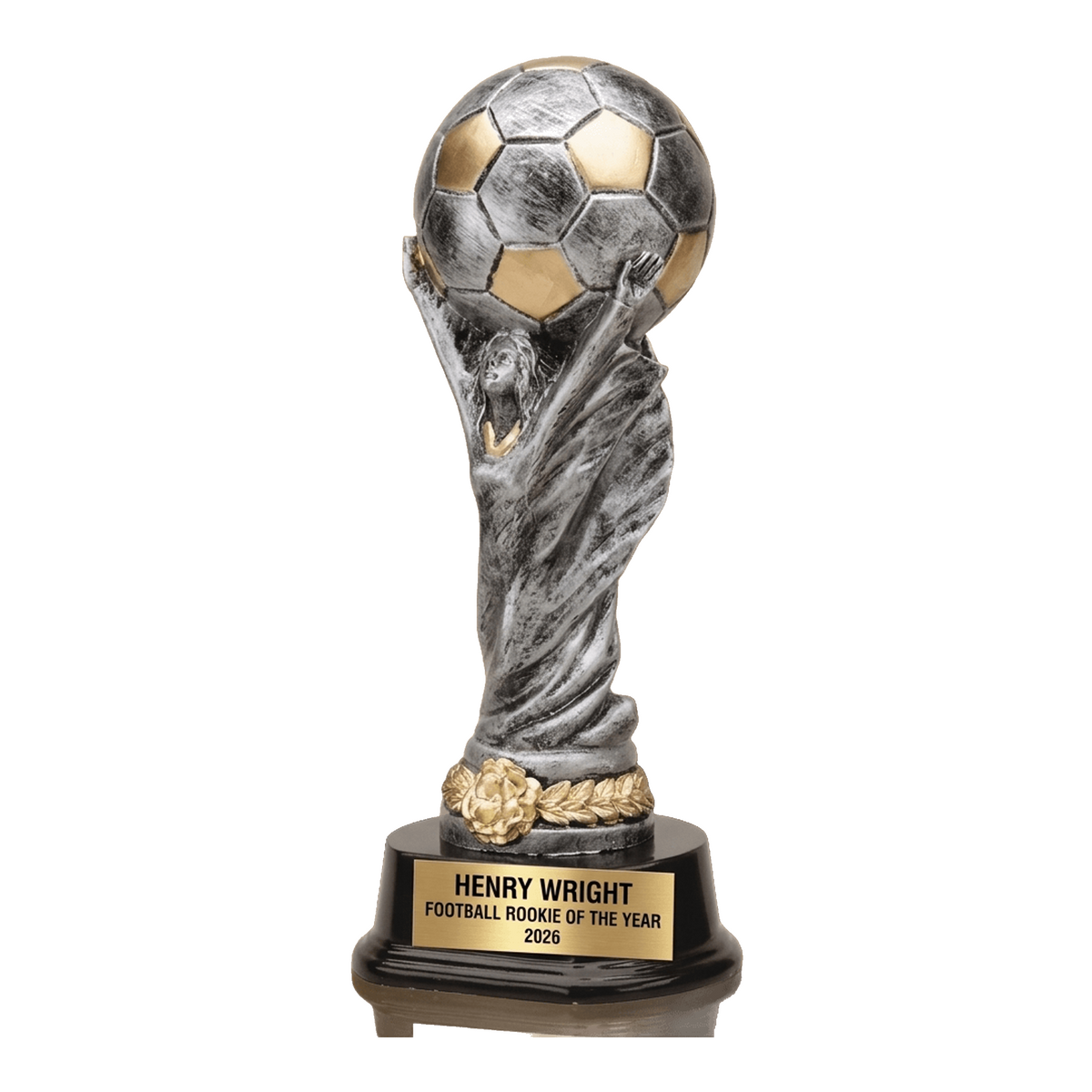 Soccer Award Trophy | Personalized | Custom Engraved | World Cup Style | Soccer Gift | MVP Award | Youth Soccer