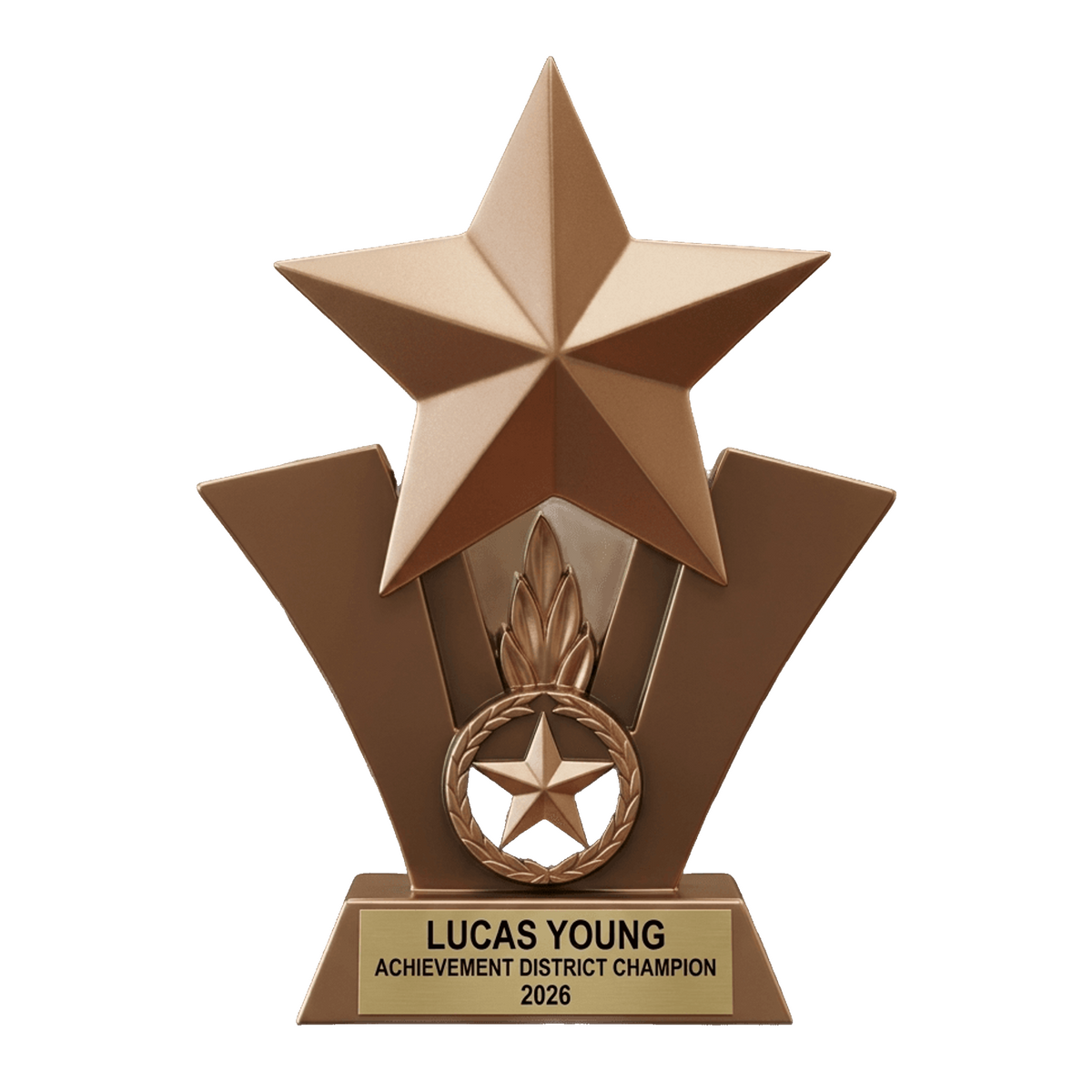 Personalized | Achievement Award | Custom Engraved | Engraved | Star | Trophy | Award | MVP | Custom | Recognition | Corporate