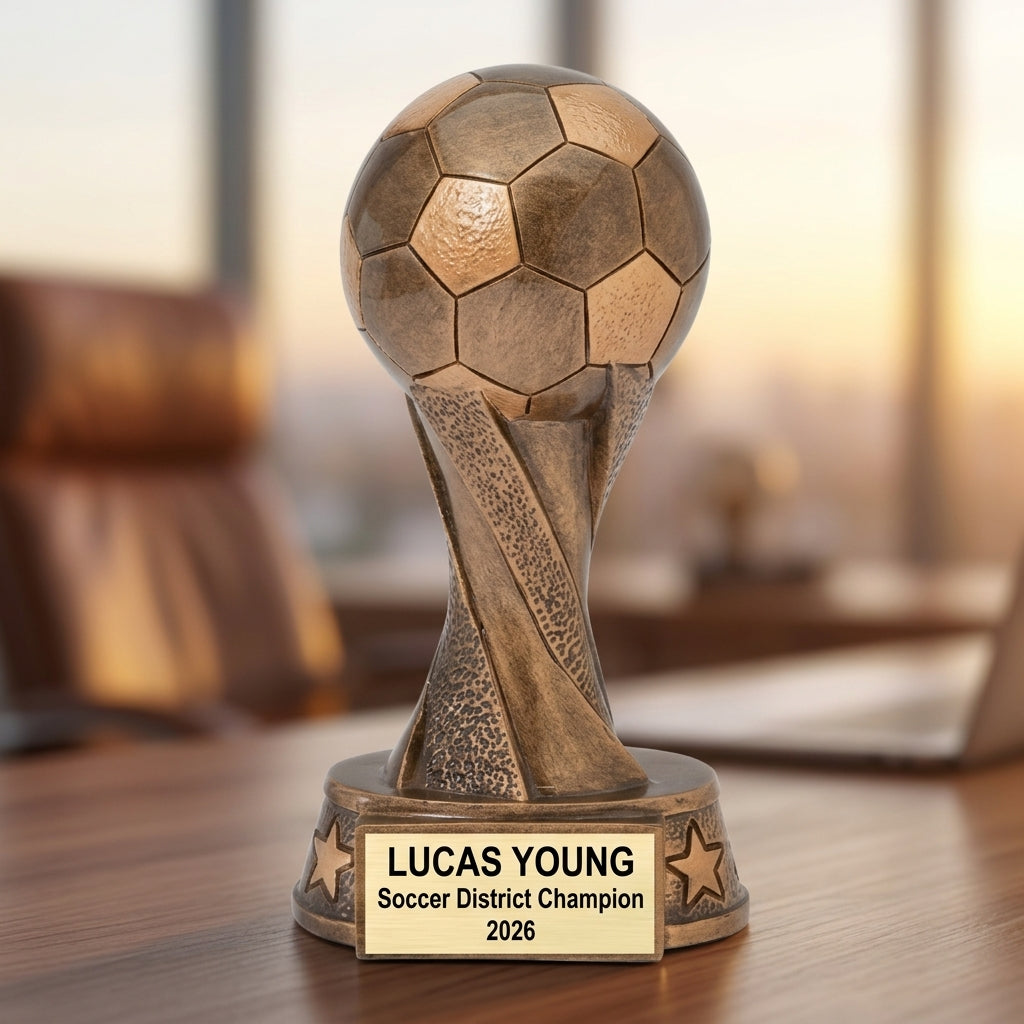 Personalized | Soccer Award | Custom Engraved | Soccer Trophy | Personalized Award | Youth Soccer | Team Award | MVP Trophy | Championship - View 5