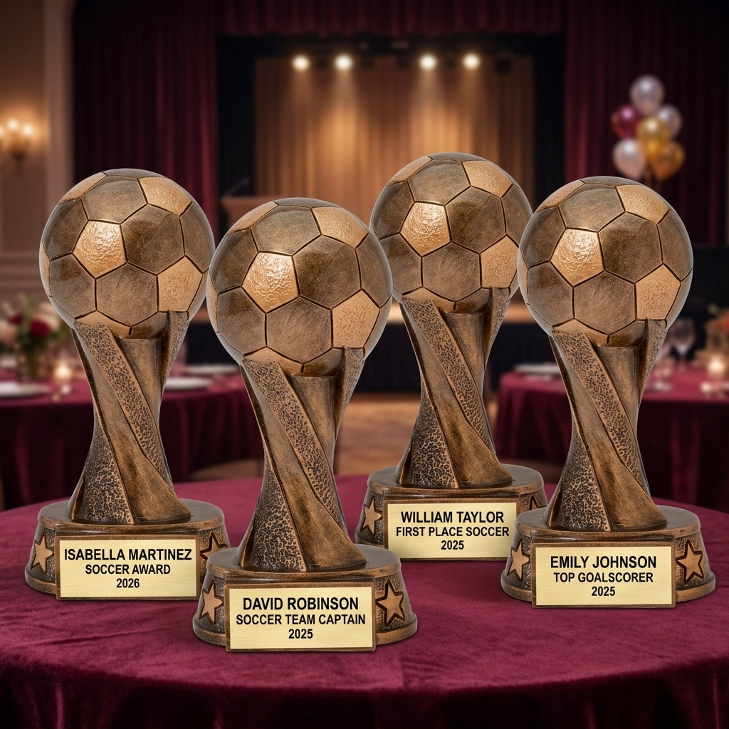 Personalized | Soccer Award | Custom Engraved | Soccer Trophy | Personalized Award | Youth Soccer | Team Award | MVP Trophy | Championship - View 6