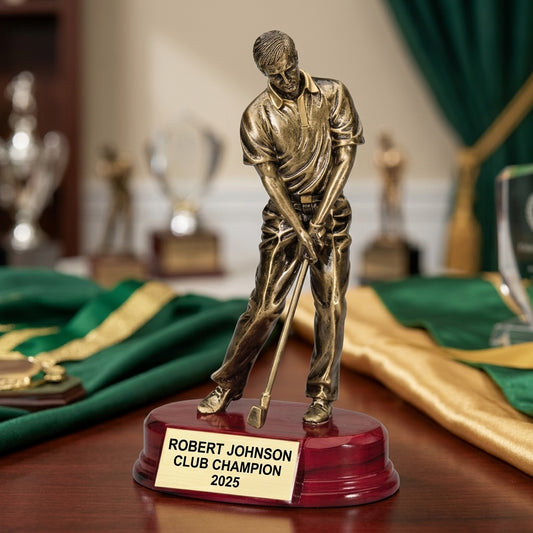 Personalized | Golf Award | Custom Engraved | Golf Trophy | Engraved Award | Personalized Golfer | Tournament Prize | Custom Golf - View 2