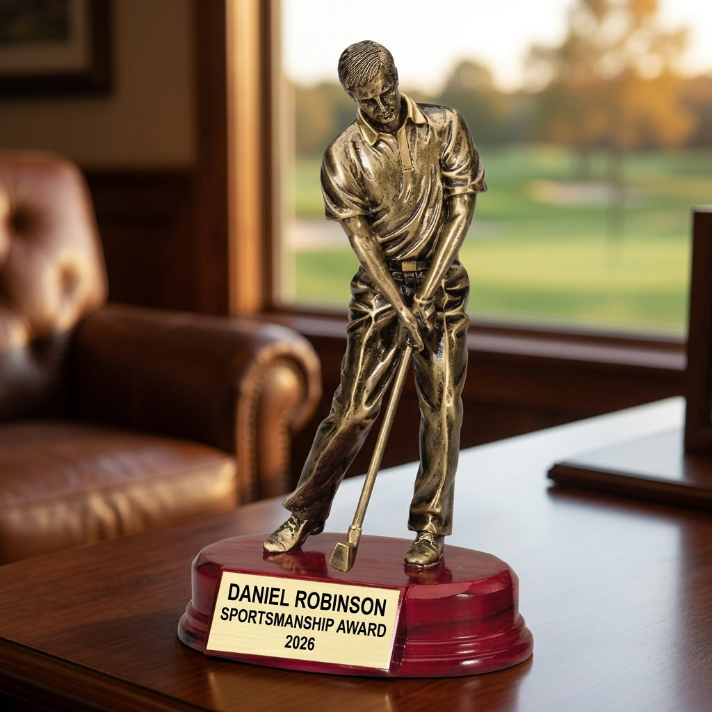 Personalized | Golf Award | Custom Engraved | Golf Trophy | Engraved Award | Personalized Golfer | Tournament Prize | Custom Golf - View 4