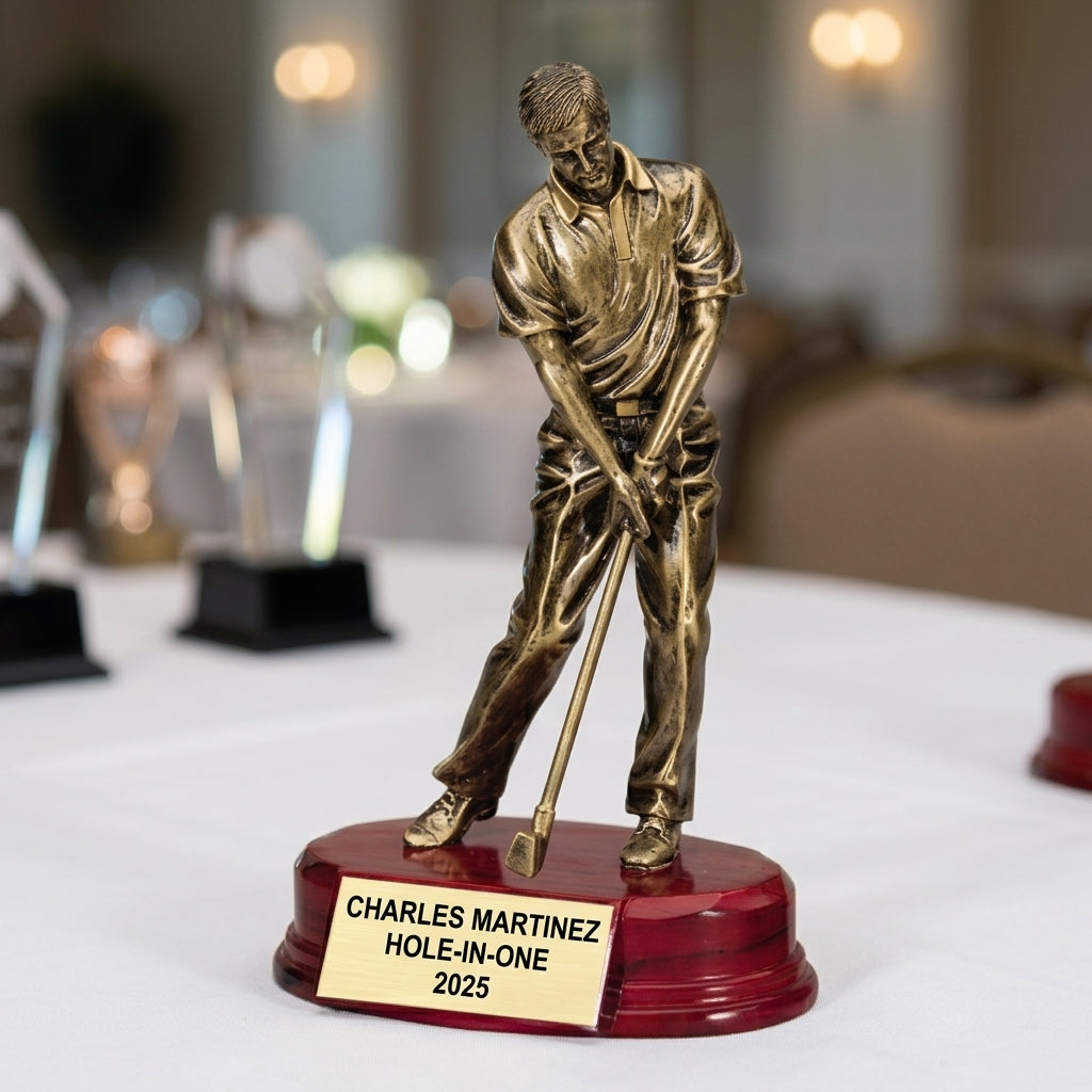 Personalized | Golf Award | Custom Engraved | Golf Trophy | Engraved Award | Personalized Golfer | Tournament Prize | Custom Golf - View 5