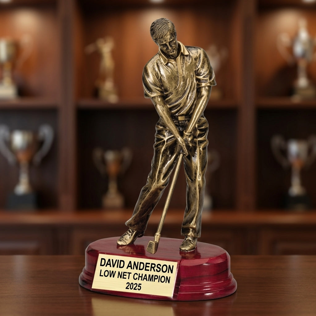 Personalized | Golf Award | Custom Engraved | Golf Trophy | Personalized Golf | Engraved Award | Golfer Gift | Tournament Prize - View 1