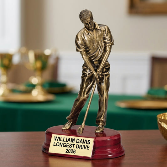 Personalized | Golf Award | Custom Engraved | Golf Trophy | Personalized Golf | Engraved Award | Golfer Gift | Tournament Prize - View 2