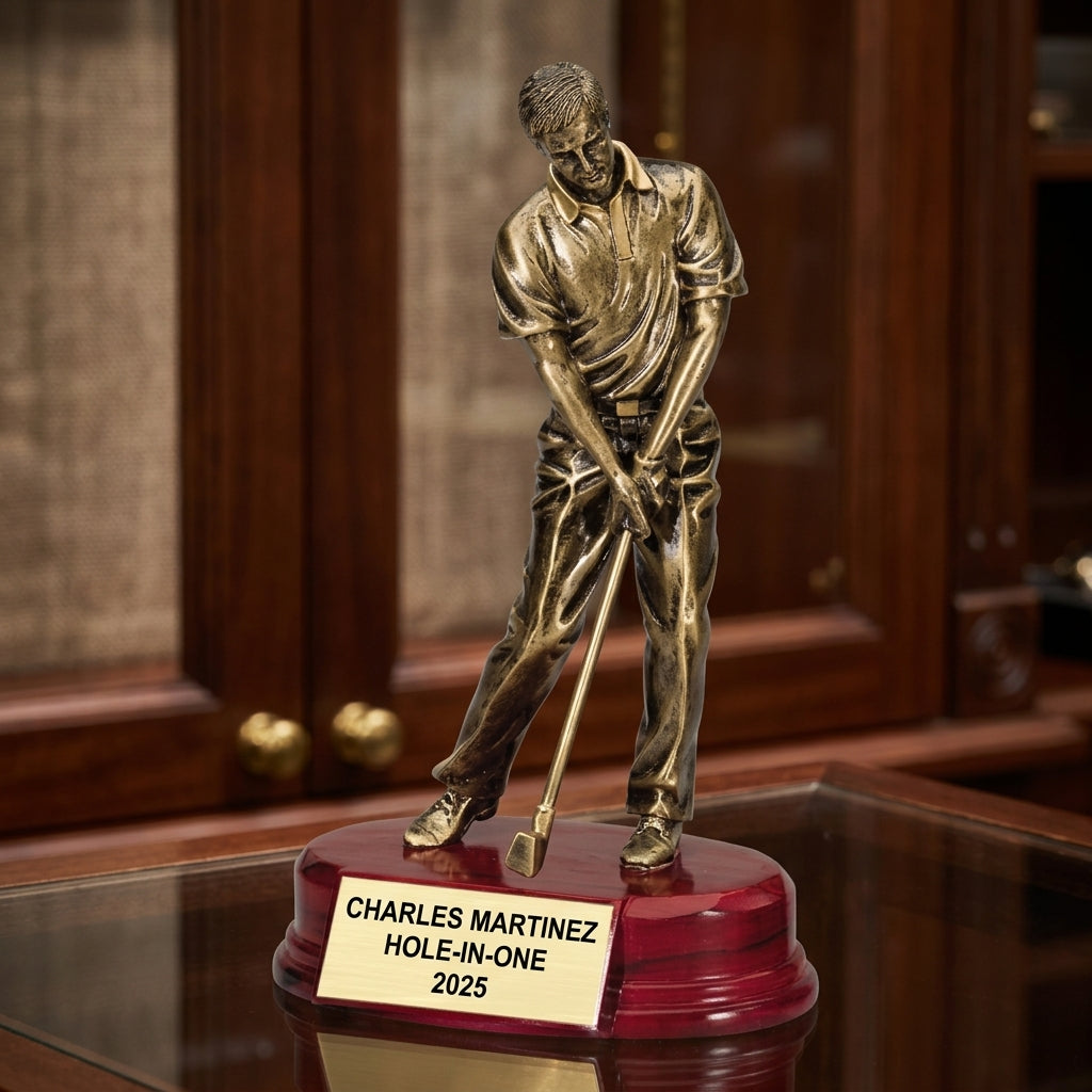 Personalized | Golf Award | Custom Engraved | Golf Trophy | Personalized Golf | Engraved Award | Golfer Gift | Tournament Prize - View 3