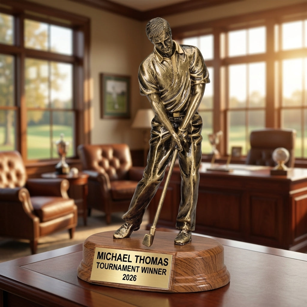 Personalized | Golf Award | Custom Engraved | Golf Trophy | Personalized Golf | Engraved Award | Golfer Gift | Tournament Prize - View 4