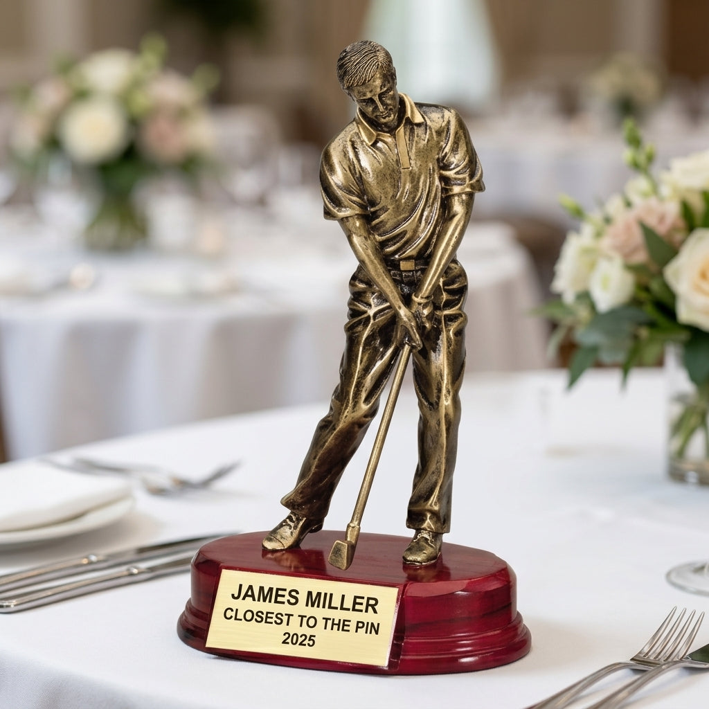 Personalized | Golf Award | Custom Engraved | Golf Trophy | Personalized Golf | Engraved Award | Golfer Gift | Tournament Prize - View 5