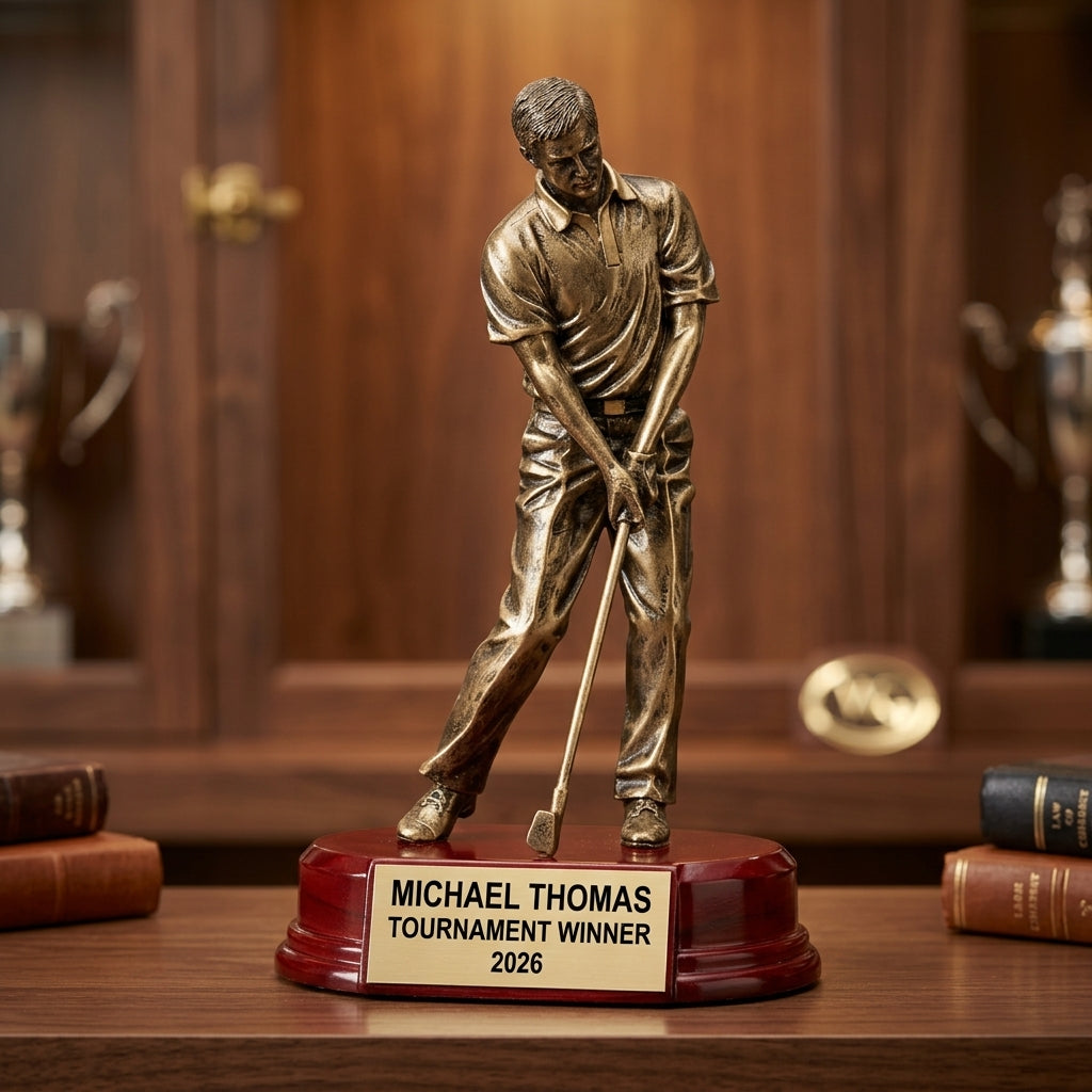 Golf Award Trophy | Personalized Golf Trophy | Custom Engraved Golf Award | Golf Tournament Award | Gift for Golfer - View 1