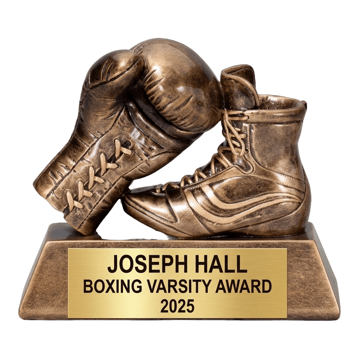 Boxing Award Trophy | Personalized | Custom Engraved | Boxing Glove | Champion | Gift for Boxer | Wood Unlimited