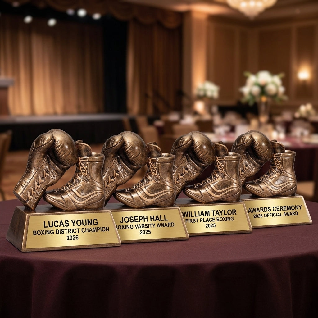 Boxing Award Trophy | Personalized | Custom Engraved | Boxing Glove | Champion | Gift for Boxer | Wood Unlimited - View 6