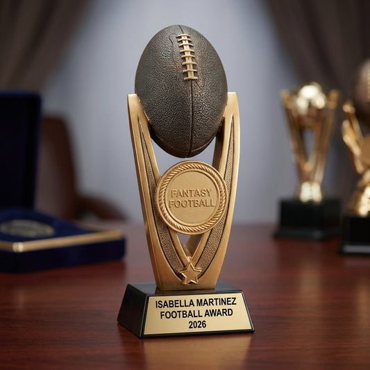 Personalized | Fantasy Football Award | Custom Engraved | Trophy | Award | Championship | Custom | Engraved | League Winner | Gift - View 2