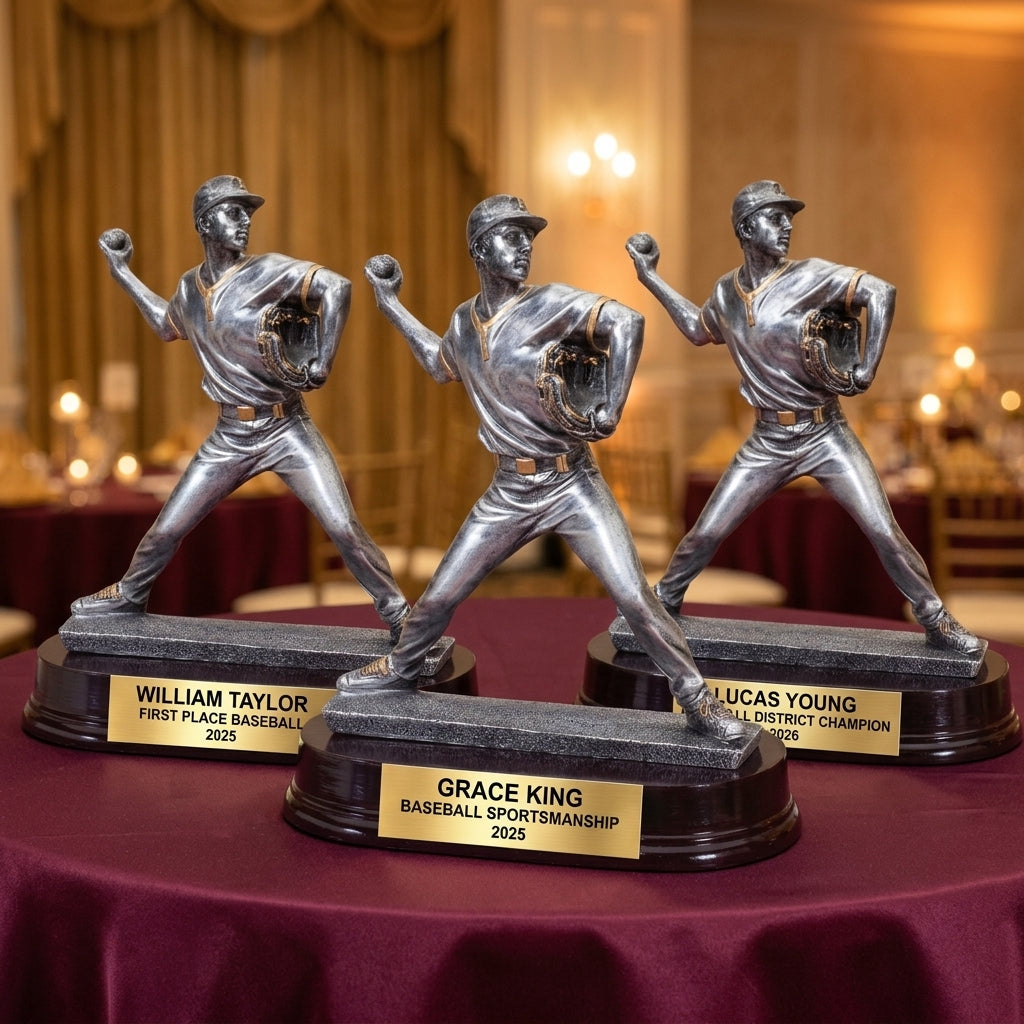 Baseball Award Trophy | Personalized | Custom Engraved | Pitcher | MVP | Baseball Gift | Baseball Team Award - View 6