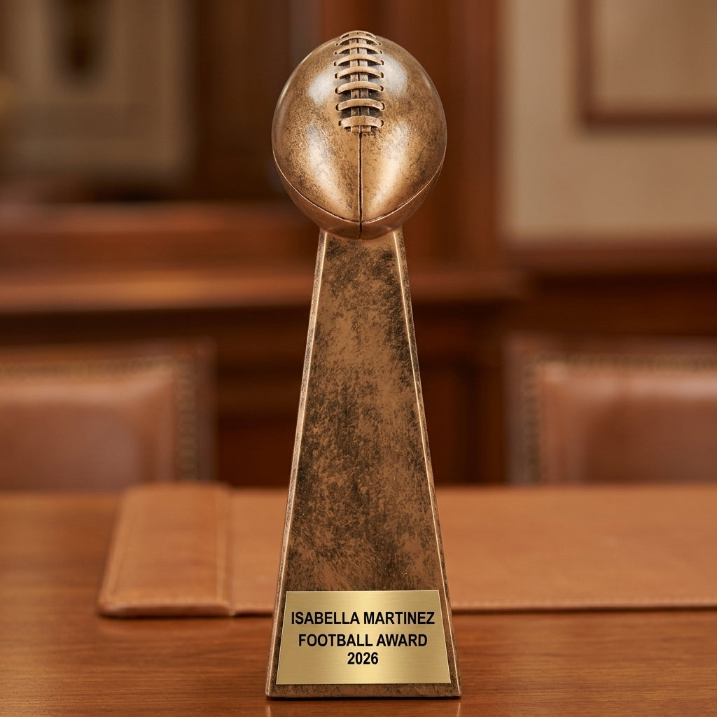 Personalized | Fantasy Football Award | Custom Engraved | Championship Trophy | Football Award | Engraved | League Winner | MVP | Custom - View 1