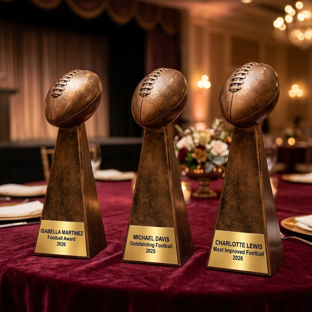 Personalized | Fantasy Football Award | Custom Engraved | Championship Trophy | Football Award | Engraved | League Winner | MVP | Custom - View 6