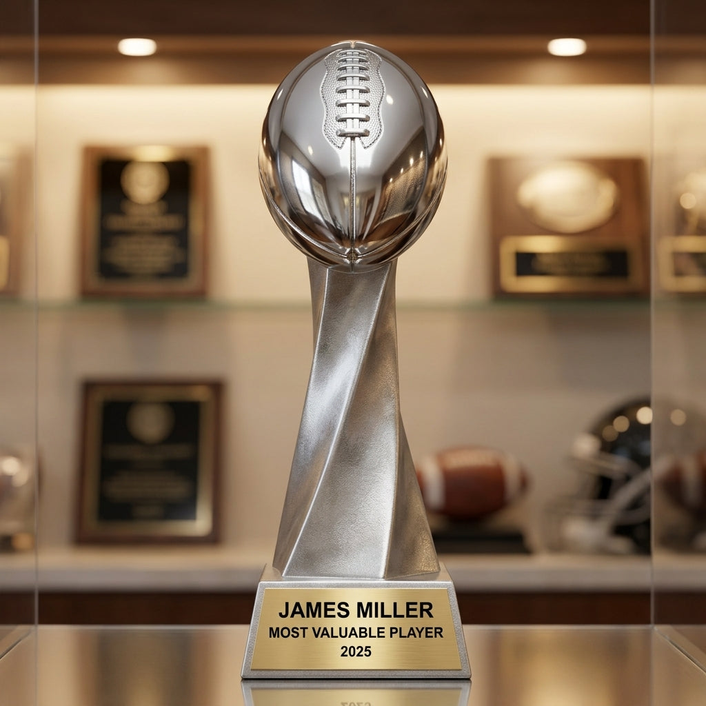 Personalized | Football Award | Custom Engraved | Football Trophy | MVP Award | Engraved | Custom | Youth Football | Championship - View 1
