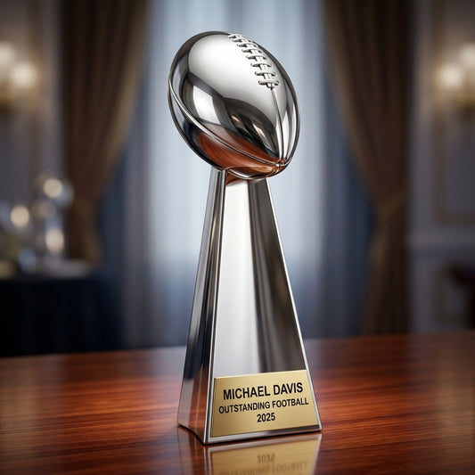 Personalized | Football Award | Custom Engraved | Football Trophy | MVP Award | Engraved | Custom | Youth Football | Championship - View 2