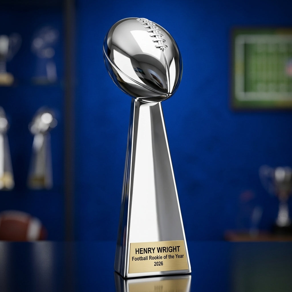 Personalized | Football Award | Custom Engraved | Football Trophy | MVP Award | Engraved | Custom | Youth Football | Championship - View 3